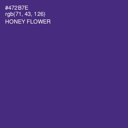#472B7E - Honey Flower Color Image